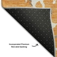 thumbnail image 5 of Addison Rugs Mayfield Premium Machine Washable Transitional Stripes Orange Rectangle Rug, 8' x 10', 5 of 6
