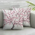 thumbnail image 3 of COMIO  Cherry Blossom Pillow Cover Japanese Cherry Decorative Pillowcases Cherry Blossom Pillowcase Pink Flower Pillow Cases with Hidden Zipper Home Cushion Decorative, 3 of 5