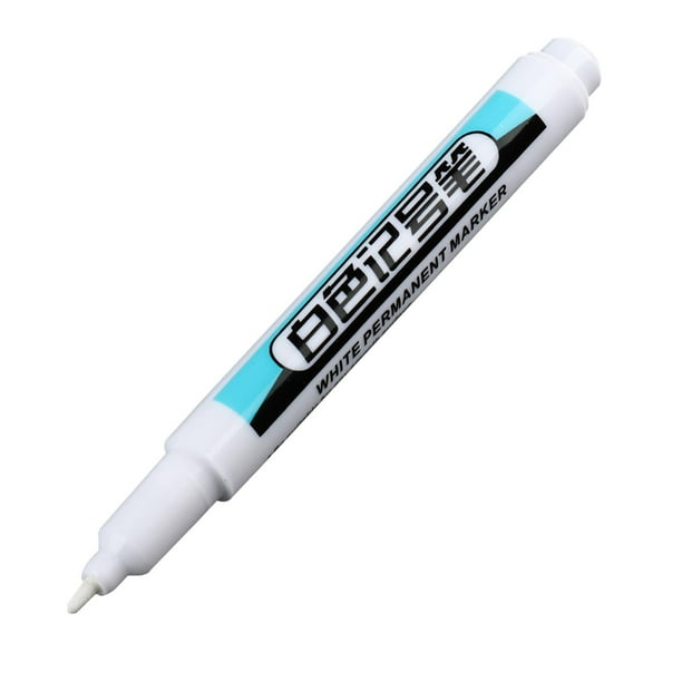Marcador blanco permanente, bolígrafo de pintura, carpintería, bricolaje, manualidades, cerámica, construcción, agua 10 mm