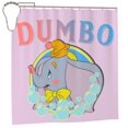 thumbnail image 2 of Dumbo Shower Curtain Cartoon Art Bath Shower Curtains with 12 Hooks, Waterproof Washable Polyester Bathroom Home Decor Set 72x72 Inch, Iron, 2 of 8