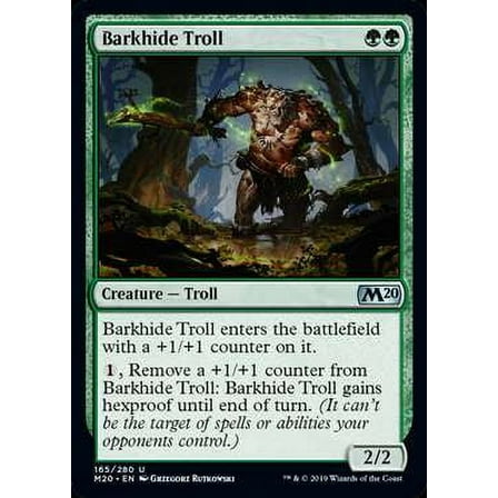 MtG Core Set 2020 Barkhide Troll #165