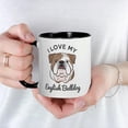 thumbnail image 3 of CafePress - I Love My English Bulldog Mug Mugs - 11 oz Ceramic Mug - Novelty Coffee Tea Cup, 3 of 3