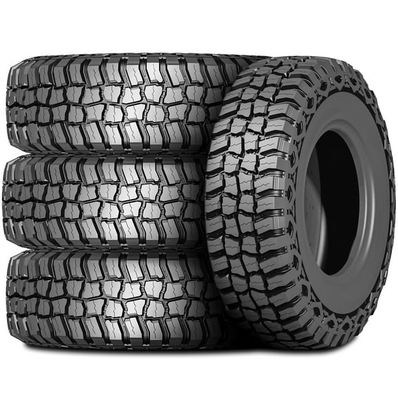 Set of 4 Vercelli Terreno M/T 35X12.50R17 121Q E 10 Ply mud Light Truck Tires