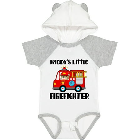 

Inktastic Daddys Little Firefighter Gift Baby Boy or Baby Girl Bodysuit
