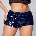 thumbnail image 6 of Sequin Shorts for Women Glitter Sparkly High Waisted Party Mini Shorts Summer Fashion Slim Fit Hot Shorts Clubwear, 6 of 8