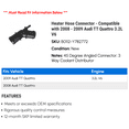 thumbnail image 2 of Heater Hose Connector - Compatible with 2008 - 2009 Audi TT Quattro 3.2L V6, 2 of 2