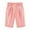 Pink, variant on Fshinging Women's Mid-Rise Shorts Summer Slim-Fit Pants Lacing Beach Pocket Five Point Pants Seniors Shorts