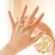 thumbnail image 1 of Anillo de lazo minimalista para mujer, compromiso, accesorios de joyería de boda, regalo para mujeres y niñas Wmkox8yi sjalhkljlk3128, 1 of 3