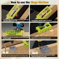 thumbnail image 5 of Door Hinge & Door Latch Installation Kit,Door Hinge Mortiser Template, 5 of 5