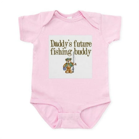 

CafePress - Daddy s Future Fishing Buddy Infant Creeper - Baby Light Bodysuit Size Newborn - 24 Months