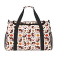 thumbnail image 1 of Disketp Turkey And Thanksgiving2 Bolsa de Viaje Tipo Duffle, Bolso de Mano para Fin de Semana para Mujer, Bolsa de Gimnasio Ligera para Hombre, Esencial para Viajes, 1 of 7