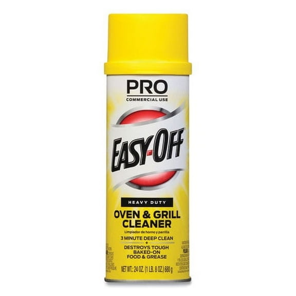 Oven And Grill Cleaner, Unscented, 24 Oz Aerosol Spray | Bundle of 5 Each