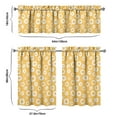 thumbnail image 6 of Floral Vintage Curtains 36 Inch Short - 3 Panel Boho Farmhouse Set with Rustic Wildflowers, Rod Pocket Window Treatment for Country Cottage Style, 6 of 6