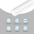thumbnail image 3 of Acrylic Pipe Clear Round Tubing 26mm ID 32mm OD 18" for Lamps and Lanterns, Water Cooling System, 3 of 6