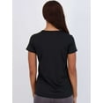 thumbnail image 4 of 5-Pack Women's Short Sleeve V-Neck Activewear T-Shirt Dry-Fit Moisture Wicking Perfomance Yoga Top, 4 of 7