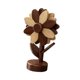thumbnail image 5 of Posavasos de madera de 3 piezas para bebidas, protección para la mesa, mantel individual de madera con diseño de girasol B, 5 of 9
