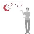 thumbnail image 2 of Moon and Stars Night Sky Vinyl Wall Art Decal Sticker Design for Nursery Room DIY Mural Decoration, 2 of 4