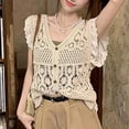 thumbnail image 2 of sertiohcv Cardigans for Women Crop Cardigan for Women Summer Short Sleeve Open Front Thin Mesh Shawl Tops Shrug Bolero Size for One Size,Beige, 2 of 7