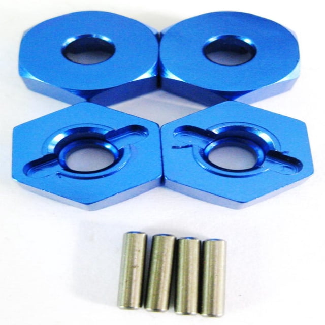Rueda de montaje hexagonal Vogacara RCGOFFLOW adaptador fuerte para 1/10 AXIAL SCX10 Crawler modelo Azul oscuro
