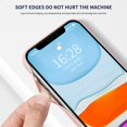 thumbnail image 4 of Funda protectora Funda De Silicona Resistente aplicar para Iphone 11 12 13 Pro Max X Xr 7 8 Plus Con Bordes De Vidrio Suave, 4 of 4