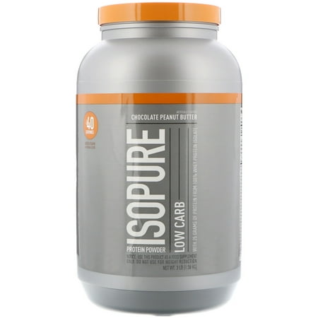 Nature s Best  IsoPure  IsoPure  Protein Powder  Low Carb  Chocolate Peanut Butter  3 lbs  1 36
