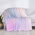 thumbnail image 3 of Naloa Rainbow Flannel Blankets - Thick and Warm Blanket for Winter, Soft Fuzzy Plush King Blanket for All Seasons40"x30", 3 of 6