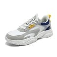 thumbnail image 6 of Men's Walking Shoes Cushion Running Tennis Shoes Non-S𝗅ip Comfortable Breathable Sneakers Fashion Casual Athlet𝗂c Shoes with Durab𝗅e Sole and La𝖼e Up for Gym Workout, 6 of 9