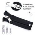 thumbnail image 4 of 120 Pcs Remove The Zipper Labels Extension Pulls Detachable Extender Clothing Accessories, 4 of 6
