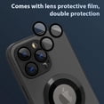 thumbnail image 2 of for iPhone 14 Pro Max Phone Case Magnetic AG Glass Frosted Case with Camera Lens Protector for iPhone 14 Pro Max Compatible with Magsafe Slim Full Body Protective Cover for Women Men-Black, 2 of 12