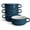 Navy, variant on Kook Soup Crocks with Handles, 18 oz, Set of 4, Pale Blue
