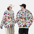 thumbnail image 3 of Rocae Mexican Bright Style Print Breathable Sun Protection Hoodie Quick-Dry Lightweight Long Sleeve Hoodie Unisex Running Sports Shirt X-Large, 3 of 9