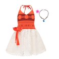 thumbnail image 1 of Disney-disfraz de Moana para niña pequeña, traje de princesa para fiesta de Halloween, ropa de fantasía para 2, 3, 5, 6, 8 y 10 años Fivean unisex, 1 of 2