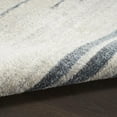 thumbnail image 3 of Nourison Astra Machine Washable Geometric Ivory Blue 2'2" x 10' Area Rug (2x10), 3 of 8