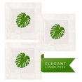 thumbnail image 5 of Jolitee Decorative Hemstitch Cocktail Napkins, 6"x6" Washable Linen-Like Cloth Napkins, Handmade for Entertaining and Everyday Use (Monstera), 5 of 9