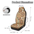 thumbnail image 4 of Chririnla Retro Floral Front Seat Protector Cover for Auto, Easy to Install Automotive Seat Covers Waterproof Polyester Car Seat Cover, 4 of 9