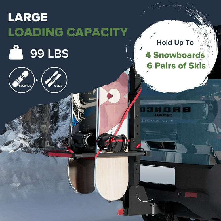 Hitch mount snowboard rack cheap