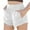 White, variant on Plebaso Womens Sweat Shorts High Waist Drawstring Lounge Shorts with Pockets Summer Casual Workout Shorts