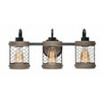 thumbnail image 2 of Kenroy Home Cozy 21'' Vanity Light 3-Light Wall Light Fixture Farmhouse Table Light Fixture for Bathroom, Hallway, or Office, Oil Rubbed Bronze, 2 of 8