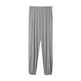 thumbnail image 2 of Womens Pants Women Stretchy Plus Size Solid Color Trouser Casual Loose Baggy With Pockets For Yoga Dance Sport Homewear Travel pants, 2 of 3