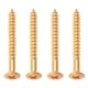 thumbnail image 1 of 4 Uds. Tornillos de licencia Dorada para Accesorio de licencia de Cuello de Guitarra Eléctrica ST, 1 of 6