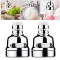 thumbnail image 2 of DPTALR Filtre Universel pour Éclaboussures Robinet Rotation 360° Sortie d'Eau Robinet Booster 2 Pcs, 2 of 9