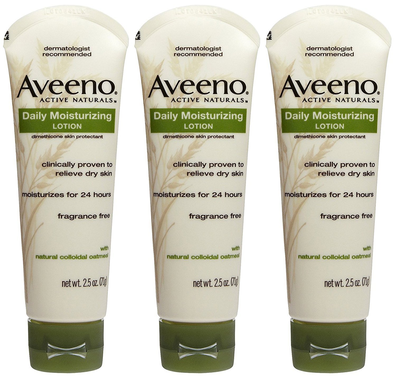 3 Pack - AVEENO Active Naturals Daily Moisturizing Lotion 2.50 oz Each - image 2 of 2