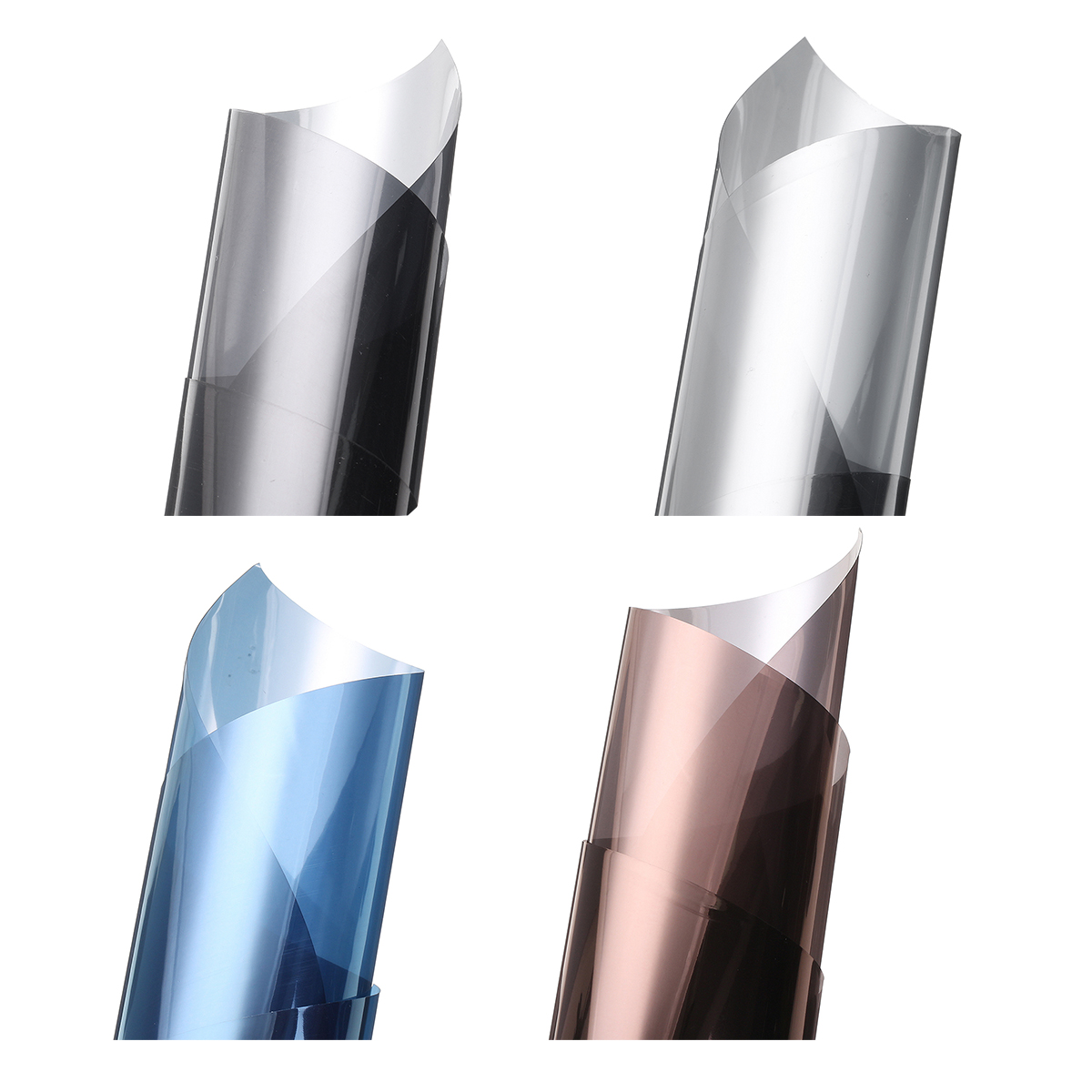 New SILVER REFLECTIVE MIRROR WINDOW TINT FILM KIT 50cm x 300cm