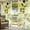 Yellow Green, variant on 2 Panels Outdoor Curtains for Patio Waterproof 54"x84" Navy Blue Leaves Weatherproof Privacy Outsides Curtains, Summer Botanical Farmhouse Watercolor Leaf Grommet Thermal Drapes for Cabana Porch