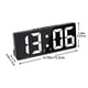 thumbnail image 3 of ¡Liquidación! ¡Mitad de oferta! Reloj despertador digital LED de escritorio con pantalla grande de 3 pulgadas, modo de temperatura USB, 12/24 horas, pequeño reloj de escritorio para dormitorio, 1, 3 of 5