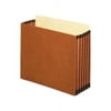 File Cabinet Pockets 5.25" Expansion, Letter Size, Redrope, 10/Box