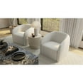 thumbnail image 7 of Creative Images International ELISSIDY Fabric Club Armchair in Off White, 7 of 7