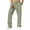 Army Green, variant on GSPCLAM Mens Casual Pants Plain Loose Drawstring Pants with Pockets Easy Care Lightweight Pants for Work Dark Blue XXL