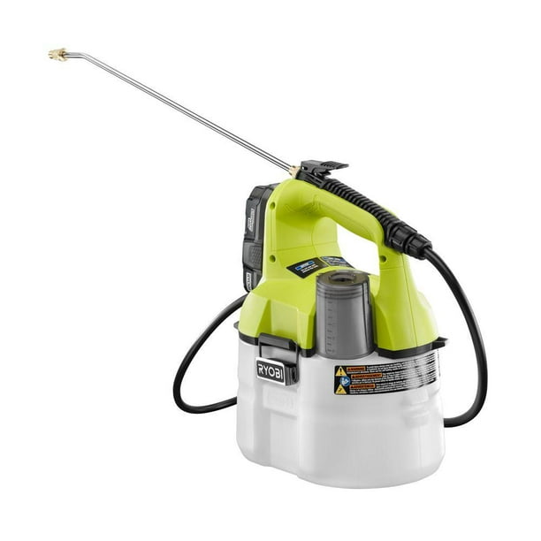 Ryobi ONE+ 18Volt LithiumIon Cordless Chemical Sprayer with Battery