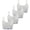 Gray 4 Pcs, variant on Girls Soft Cotton Sport Cami Bra Seamless Adjustable Strap Removable Padding Fit Teens Girls